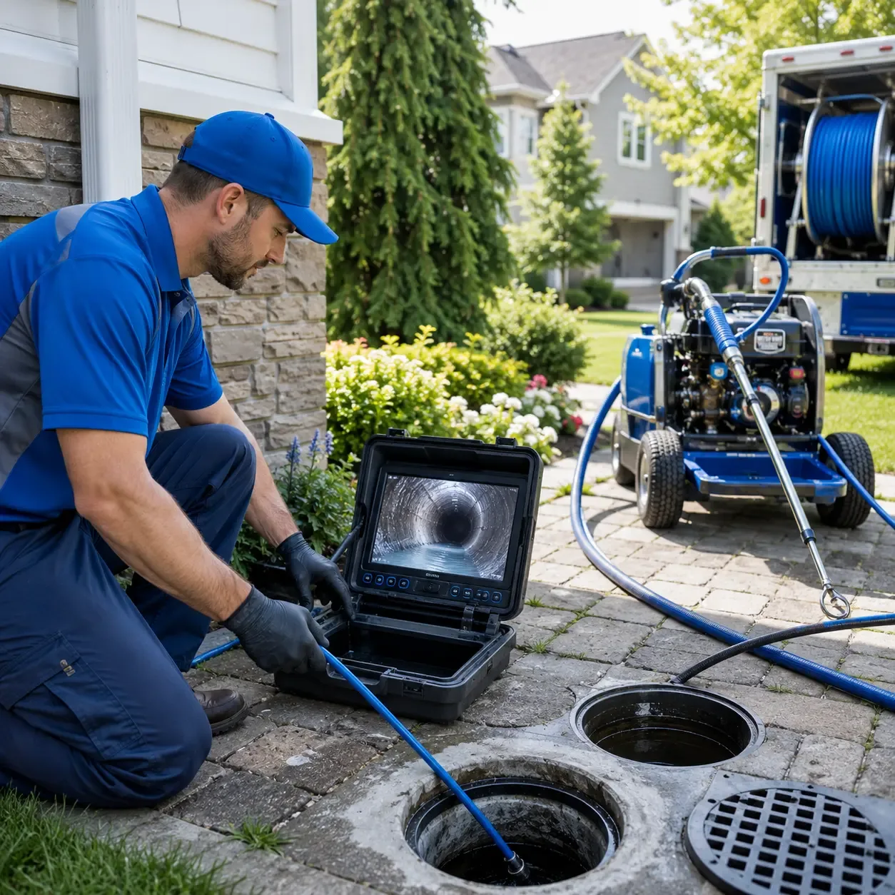 Outdoor drain cleaning professionals serving Sadsburyville, PA